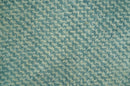 Custom Made Blue and Beige Stripes Design Contemporary Hand Knotted wool Area Rug