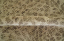 Camel Taupe Hand Knotted Wool Area Rug Modern Leopard Design