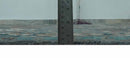 Charcoal and Teal Wool Area Rug - Traditional Oushak Hand Knotted