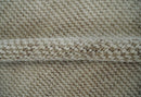 Custom Made Contemporary Brown and Ivory Hand Knotted Rug Area Rug