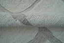 Gray Hand Knotted Wool Area Rug - Contemporary Custom Design by The Rug Decor
