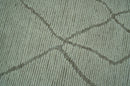 Custom Made Contemporary Pattern Brown And Ivory Hand Tufted Wool Area Rug