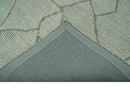 Custom Made Contemporary Pattern Brown And Ivory Hand Tufted Wool Area Rug
