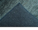 Steel Blue Hand Knotted Wool Rug Contemporary Minimalist Solid by The Rug Decor