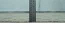 Custom Made Distress Finished Beige, Silver and Charcoal Traditional Wool Rug