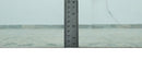 Custom Made Distressed Finished Beige and Gray Traditional mamluk design Low Pile wool Rug