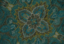 Custom Made Green Hand Knotted Antique Style  Multi Size Traditional Wool Rug