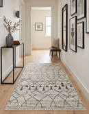 Ivory Wool Beni Ourain Hand Woven Rug Moroccan Trellis Pattern by The Rug Decor
