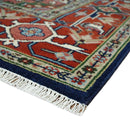 Custom Made Hand-Knotted Wool Area Rug Olive Blue Ivory Rust Traditional Multi-Size