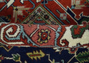 Custom Made Hand-Knotted Wool Area Rug Olive Blue Ivory Rust Traditional Multi-Size