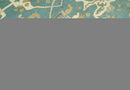 Custom Made Hand Knotted Teal, Ivory and Olive Oriental Oushak wool area rug