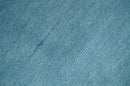 Light Blue Wool Hand Tufted Area Rug - Solid Design Handcrafted by The Rug Decor
