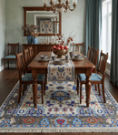 Ivory Gray Hand Knotted Oushak Wool Area Rug - Turkish Traditional by The Rug Decor
