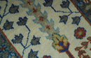 Custom Made Ivory And Gray Tree of life Hand Knotted Runner Rug by The Rug Decor