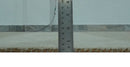 Custom Made Ivory, Beige and Rust Geometrical stripes Design Hand loom Wool Area Rug