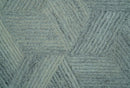 Custom Made Ivory, Gray and Beige Modern Contemporary Hand Tufted wool rug