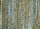 Custom Made Modern Abstract Design Brown And Gray Hand Knotted Wool Area Rug