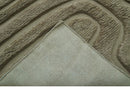 Hand-Knotted Premium Wool Area Rug Beige and Gray Contemporary by The Rug Decor
