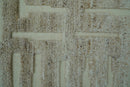 Custom Made Modern Contemporary Beige Hand Knotted Wool Area Rug
