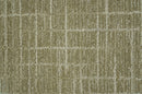 Hand Tufted Wool Area Rug in Beige - Contemporary Geometric Design