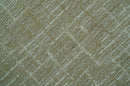 Custom Made Modern Geometrical Beige Hand Tufted Wool Area Rug