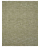 Hand Tufted Wool Area Rug in Beige - Contemporary Geometric Design