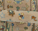 Custom Made Modern Oushak Peach And Rust Hand Tufted Runner Wool Rug by The Rug Decor