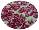 Custom Made Modern Pink Floral Hand Tufted Wool Rug