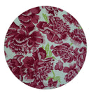 Custom Made Modern Pink Floral Hand Tufted Wool Rug