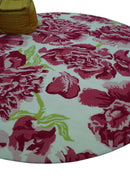 Custom Made Modern Pink Floral Hand Tufted Wool Rug