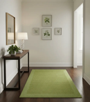 Green Hand Tufted Premium Wool Area Rug - Modern Minimalist by The Rug Decor