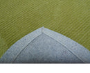 Green Hand Tufted Premium Wool Area Rug - Modern Minimalist by The Rug Decor
