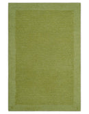 Green Hand Tufted Premium Wool Area Rug - Modern Minimalist by The Rug Decor