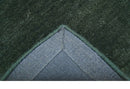 Custom Made Modern Solid Green Hand Tufted Wool Area Rug