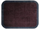 Custom Made Modern Solid Maroon And Gray Hand Knotted Wool And Art Silk Rug by The Rug Decor
