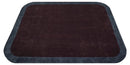Custom Made Modern Solid Maroon And Gray Hand Knotted Wool And Art Silk Rug by The Rug Decor