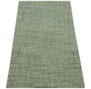 Custom Made Olive and Beige Modern Style Hand Tufted Wool Rug