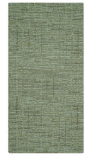 Custom Made Olive and Beige Modern Style Hand Tufted Wool Rug