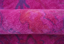 Custom Made Overdyed Pink Traditional Oushak Hand Tufted Wool Area Rug
