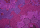 Custom Made Overdyed Traditional Oushak Purple Hand Tufted Wool Area Rug