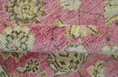 Pink and Beige Oushak Hand Knotted Turkish Wool Rug - Traditional Artisanal Patterns by The Rug Decor
