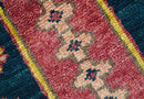 Custom Made Red And Green Traditional Heriz Design Hand Knotted Wool Rug by The Rug Decor