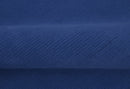 Custom Made Round Blue Modern Solid Design Hand Tufted Wool Rug