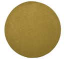 Custom Made Round Hand Tufted Copper Modern Solid Design Wool Rug