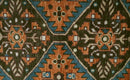 Custom Made Runner Rust And Brown Oriental Hand Knotted Wool Rug
