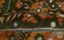 Custom Made Runner Rust And Brown Oriental Hand Knotted Wool Rug