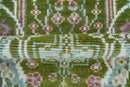 Custom Made Runner The Peacock Garden Green Hand Knotted Wool Rug by The Rug Decor
