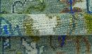 Custom Made Runner The Plants and Roots Green Hand Knotted Wool Rug by The Rug Decor