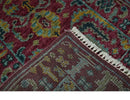 Custom Made Runner Traditional Maroon Hand Knotted Wool Rug by The Rug Decor