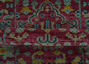 Custom Made Runner Traditional Maroon Hand Knotted Wool Rug by The Rug Decor